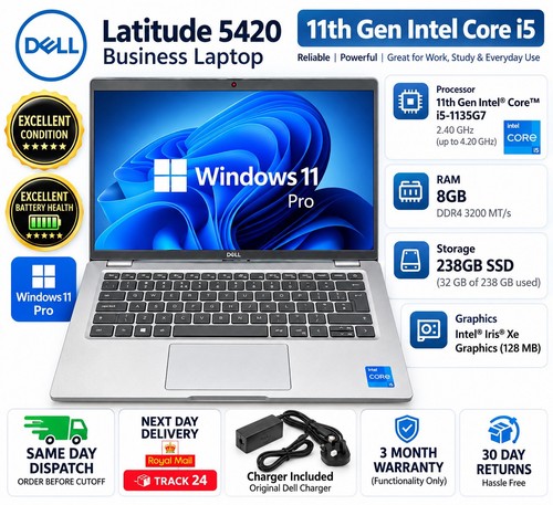 Dell latitude 5420 laptop - dell, i5