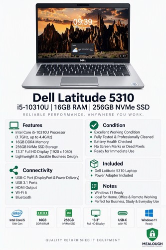Dell latitude 5310 laptop - 5310,