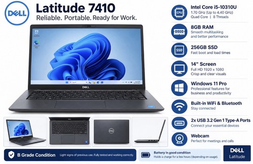 Dell latitude 7410 laptop - 7410,
